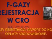 Fgazy, zgłoszenie, rejestracja, tel. 502-032-782. lodówek, chłodni, klimatyzacji